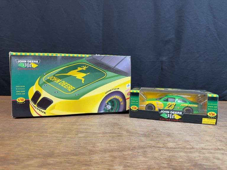(2) John Deere NASCAR NIB Ertl image