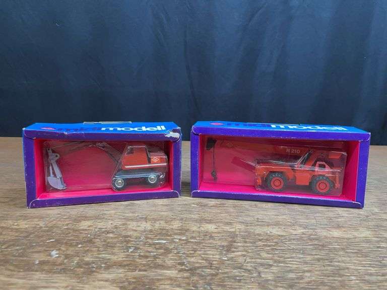 (2) 1/50 O&K Excavator + Crane NIB Gescha image