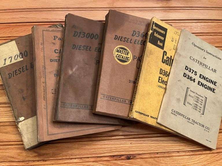 (6) Caterpillar Engine Manuals image