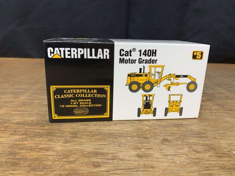 1/87 Caterpillar 140H Motor Grader Brass NIB CCM image