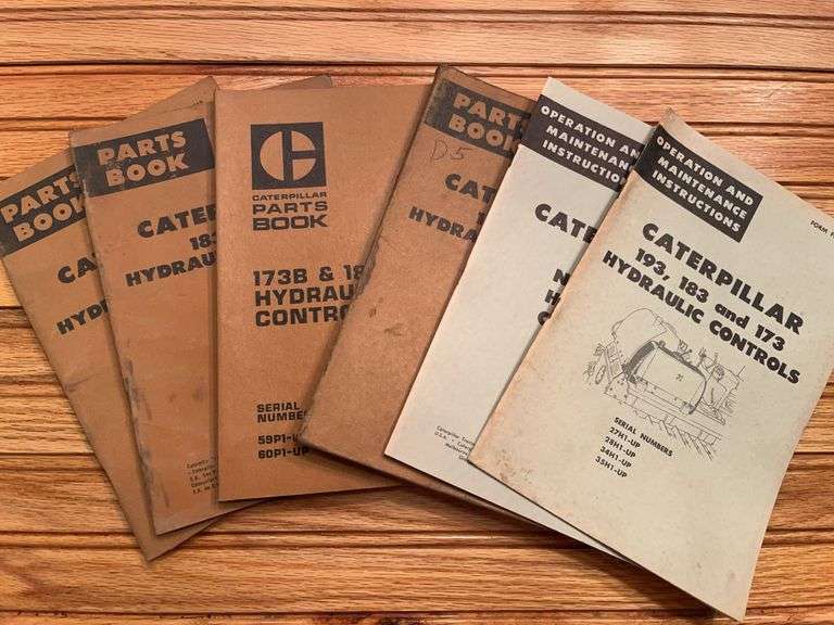 (6) Caterpillar Hydraulic Controls Manuals image