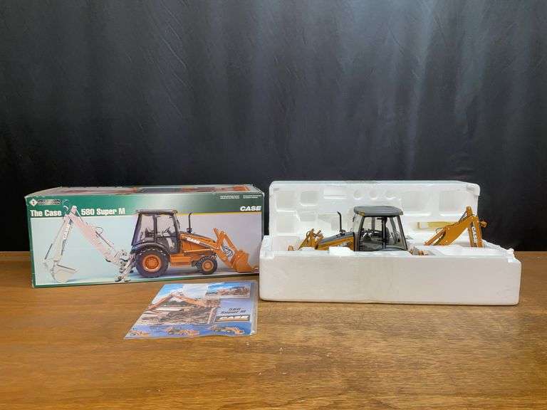 1/16 Case 580 Super M Backhoe Precision NIB Ertl image