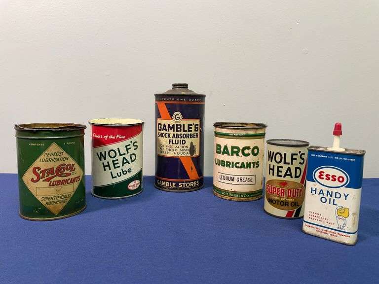 (6) Oil Cans image