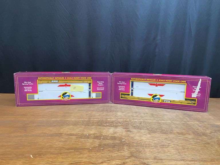 (2) Husky Stack Cars NIB M.T.H. image