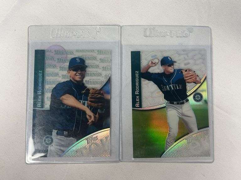 (2) 2000 Tops Tek #34-4 & 34-7 Alex Rodriguez image