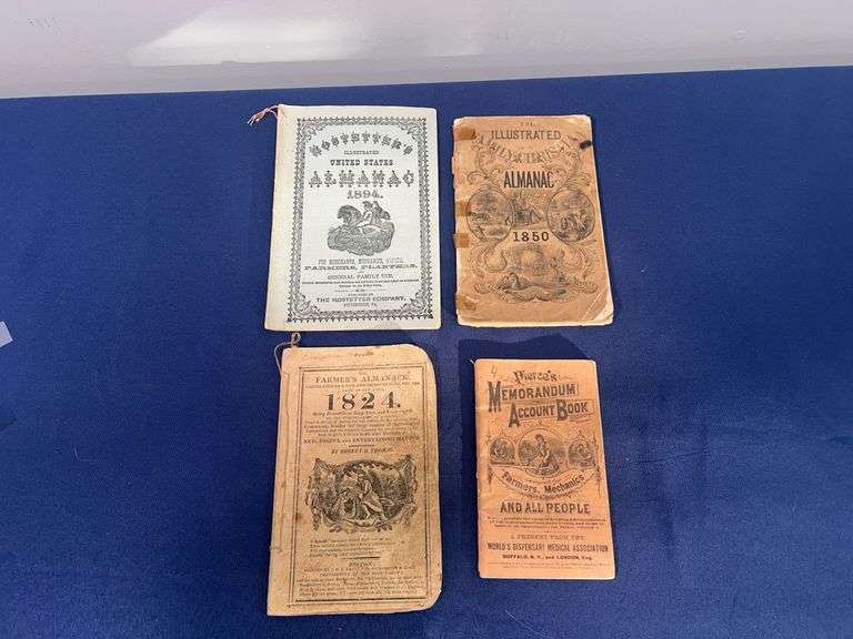 (4) Almanacs and Notebook image