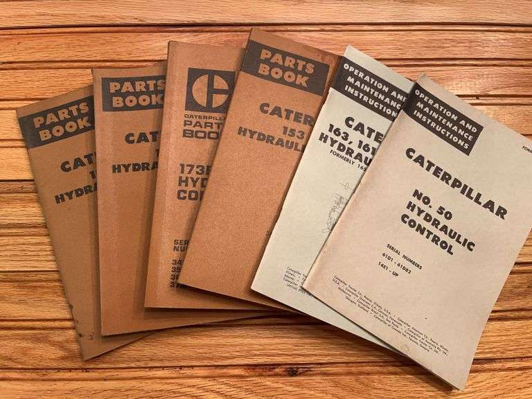 (6) Caterpillar Hydraulic Controls Manuals image