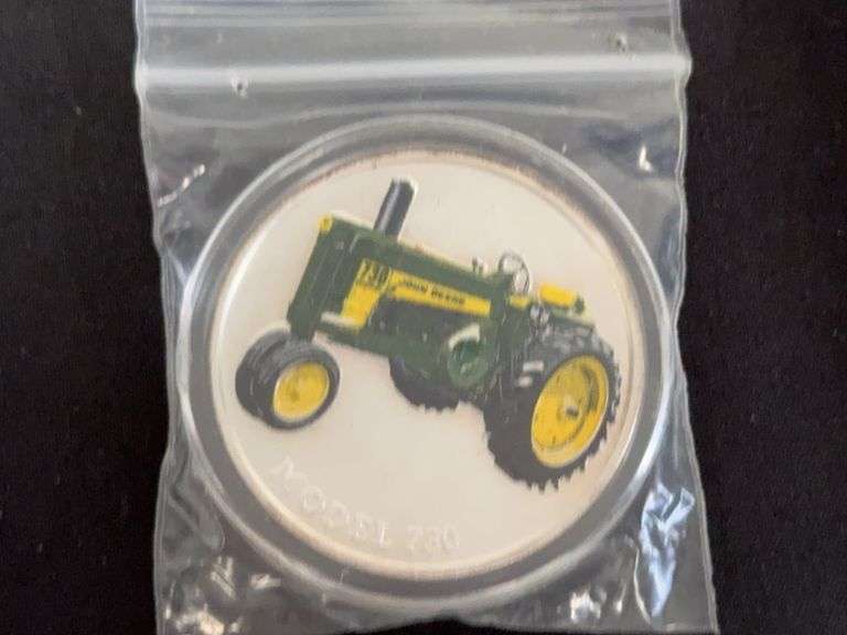 John Deere 730 .999 Fine Silver Coin image