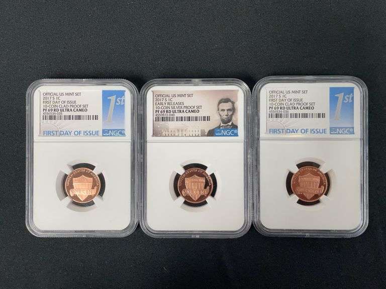 Lincoln Cent Early releases 2017 PF69 Ultra Cameo NGC Graded image