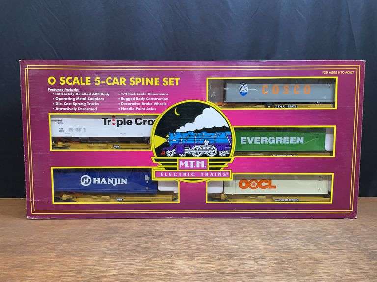 5 Car Spine Set NIB M.T.H. image