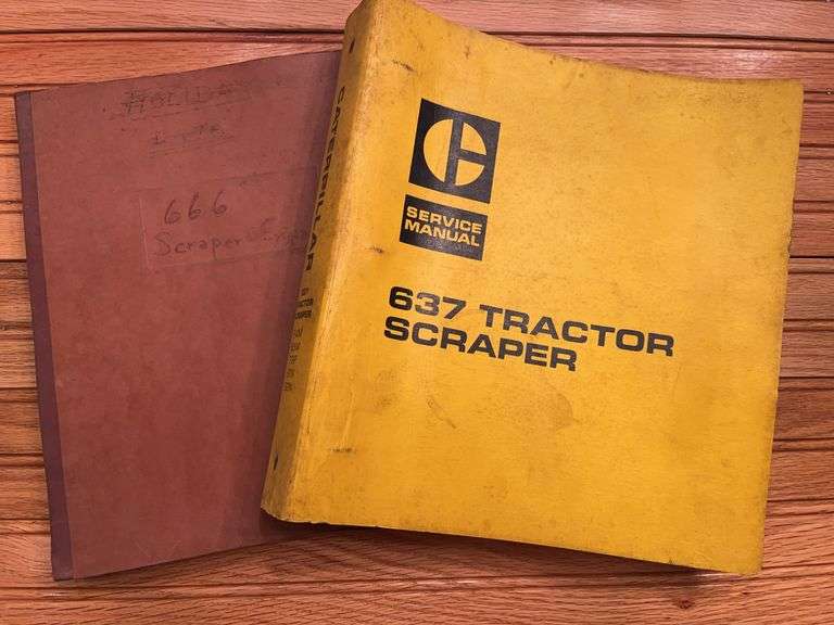 (2) Caterpillar Scraper Manuals image