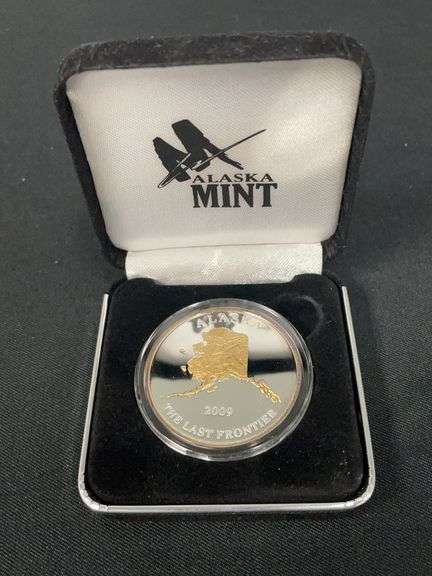 Alaska Mint Map Medallion image