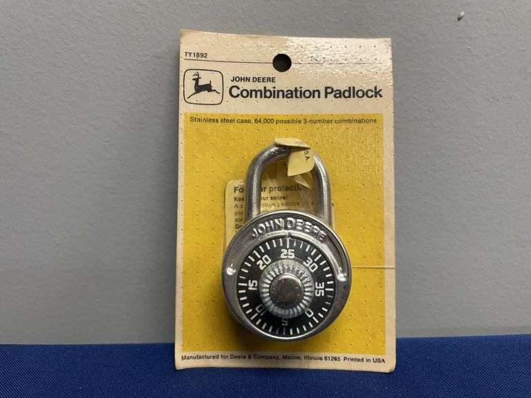 John Deere Padlock NOS image