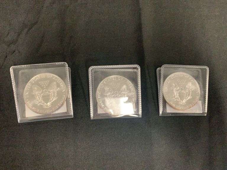 American Silver $1 Eagles 2013/2014/2017 MS image