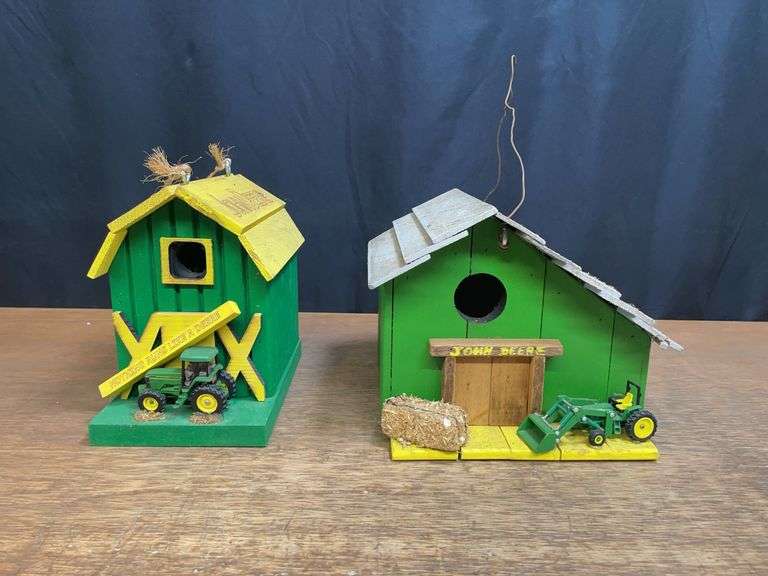 (2) John Deere Bird Houses image