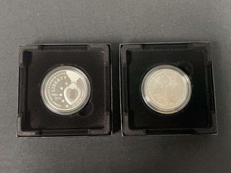 US Mint Purple Heart Commemorative Silver Dollar image