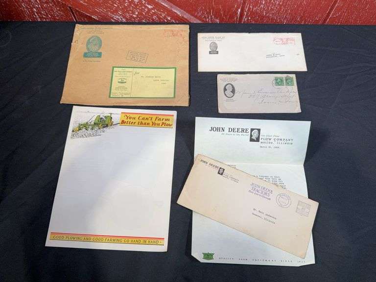 (6) John Deere Letters + Envelops image