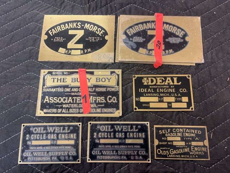 (11) Reproduction Manufacturer Plates image