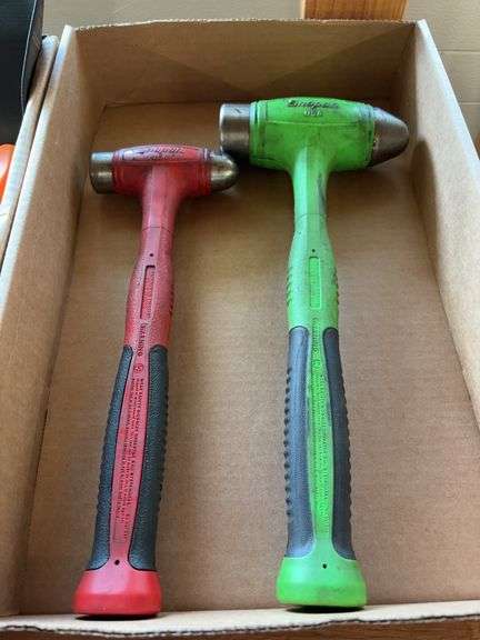 Snap-On 16oz. And 32 oz. Ball Peen Dead Blow Hammers image
