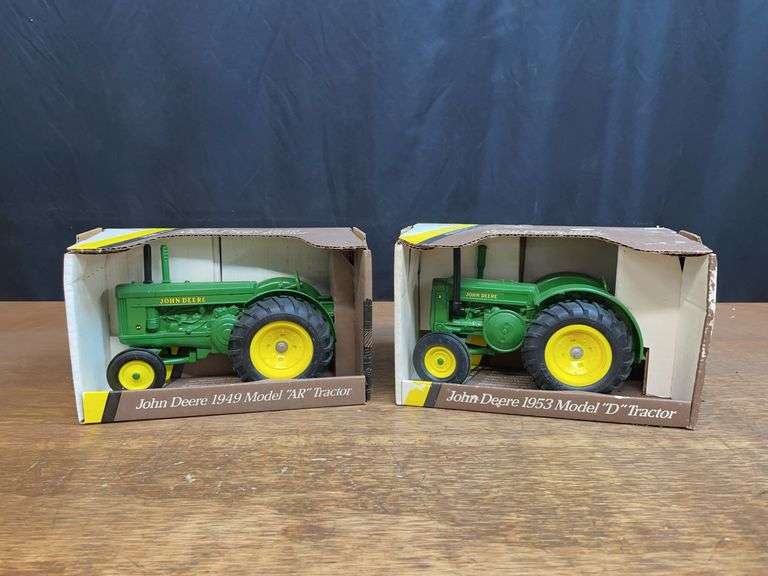 (2) 1/16 John Deere AR + D NIB Ertl image