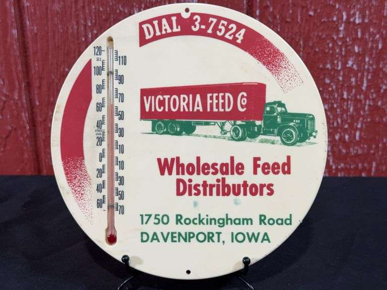 Victoria Feed Co. Thermometer image