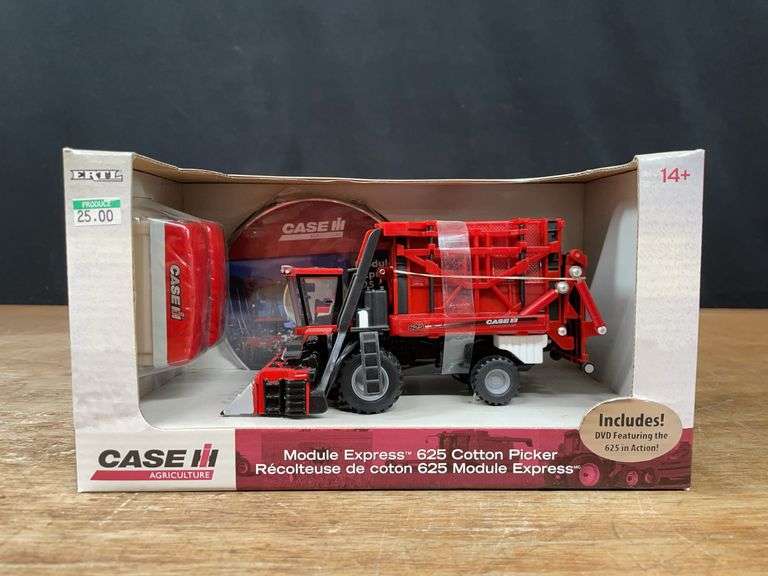 1/64 Case-IH 625 Cotton Picker NIB Ertl image