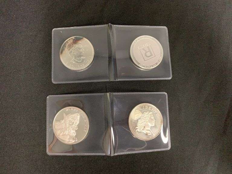 1 Oz Silver Rounds .999 Fine image