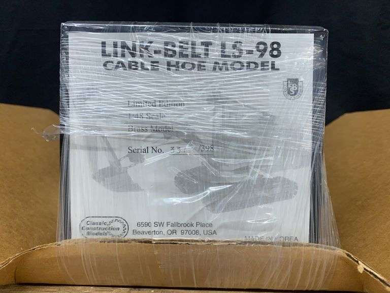 1/48 Link-Belt LS-98 Cable Hoe NIB CCM image