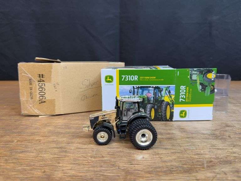1/64 John Deere 7310R Chrome Farm Show NIB Ertl image