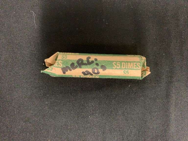 Mercury Dimes Unsorted 1940s Mixed Dates image