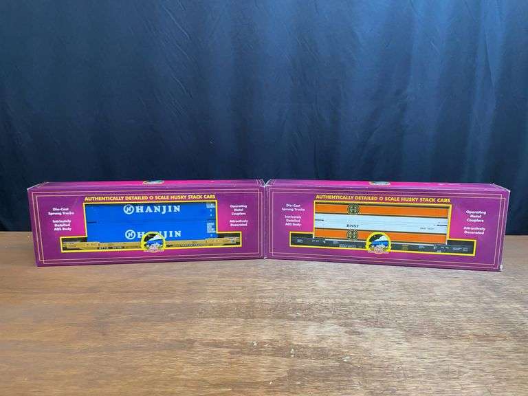 (2) Husky Stack Cars NIB M.T.H. image