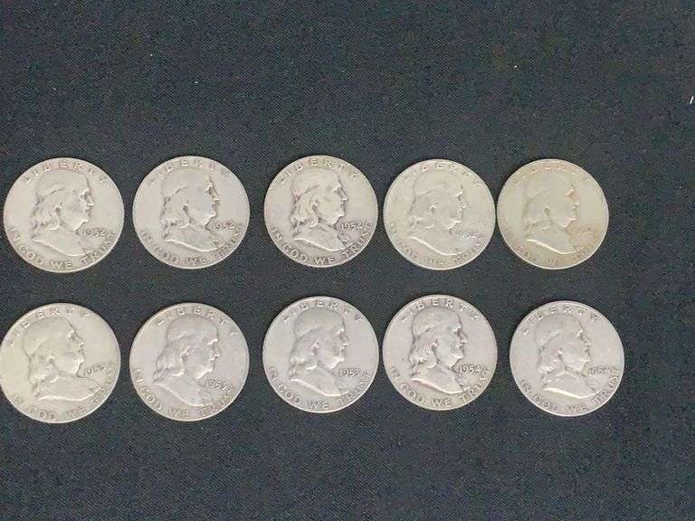 US Franklin Half Dollars image