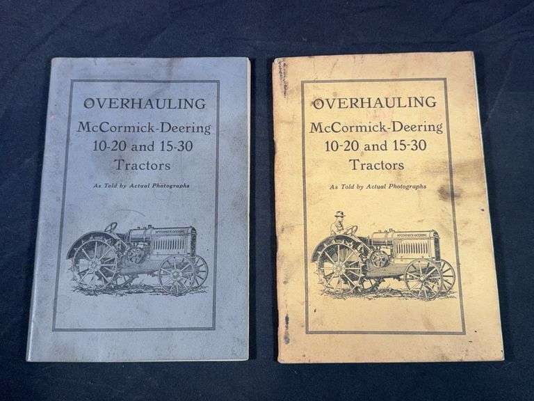 (2) IHC McCormick-Deering Overhauling Manuals image