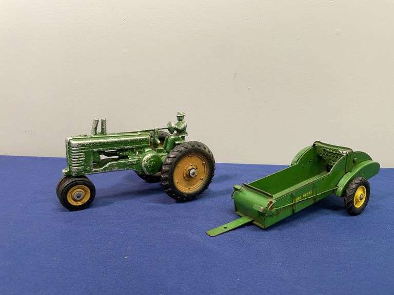 (2) 1/16 John Deere A + Spreader image