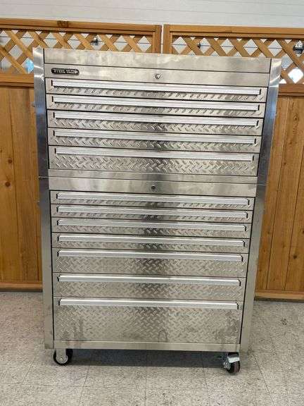 Steel Guide Rolling Tool Chest and Contents image