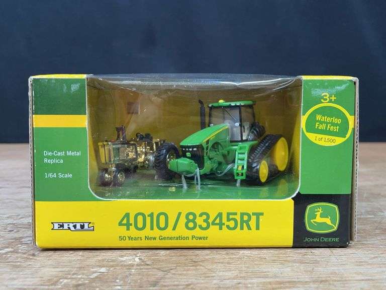 1/64 John Deere 4010 + 8345RT Waterloo Fall Fest NIB Ertl image
