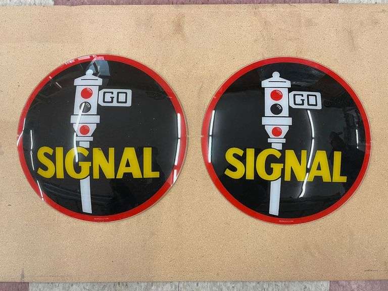 (2) Reproduction Signal Globe Panels image