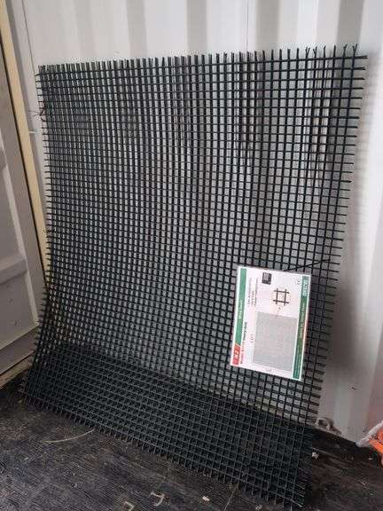 (3 PCs)5' x 5.6' KJ Heavy Duty Green Powder Coated Wire Mesh image