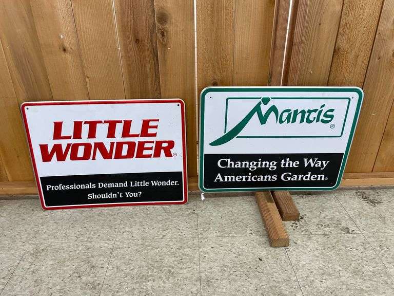 (2) Single Sided Embossed Sign image