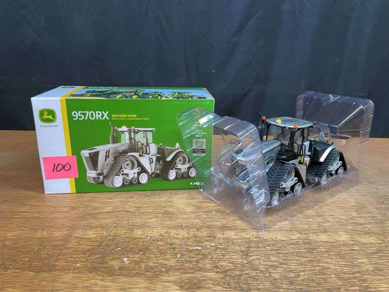 1/32 John Deere 9570RX Silver 2018 Farm Show NIB Ertl image