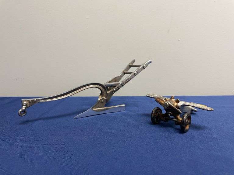 (2) John Deere Walking Plow + Airplane image