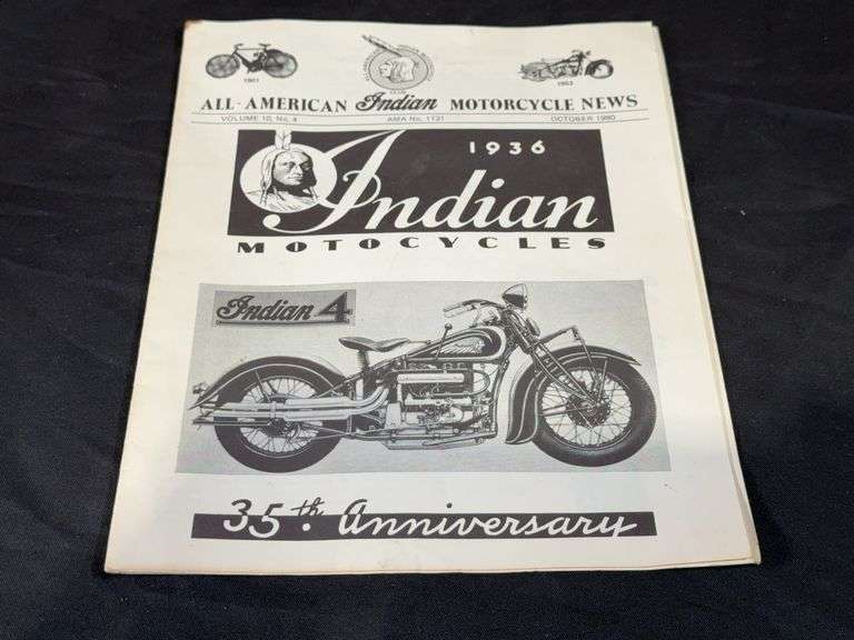 1980 All-American Indian Motorcycle News image