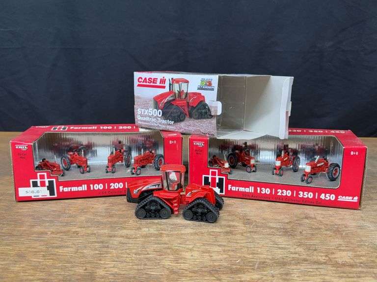 (3) 1/64 Case-IH + Farmall NIB Ertl image