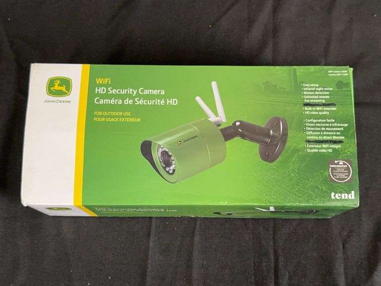 John Deere HD Security Camera by Tend NIB image