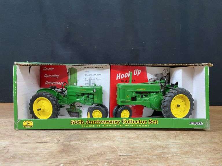 1/16 John Deere 40 + 70 50th Anniversary Set NIB Ertl image