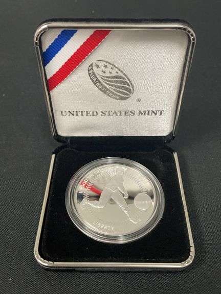 US Mint 2022 Negro League Commemorative with Privy Mark (1) coin .999 Silver .859 oz image