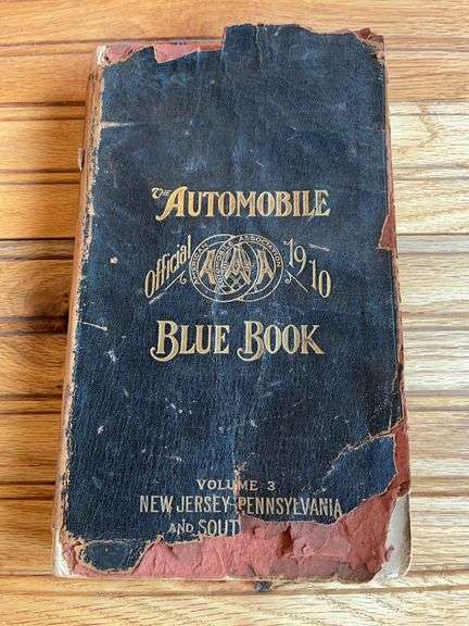 1910 AAA Automobile Blue Book image