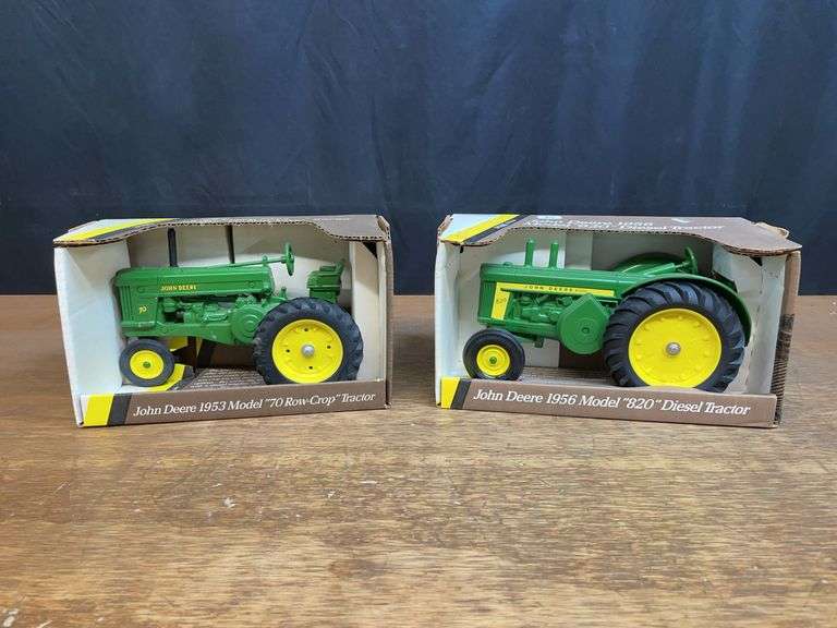 (2) 1/16 John Deere 70 + 820 NIB Ertl image