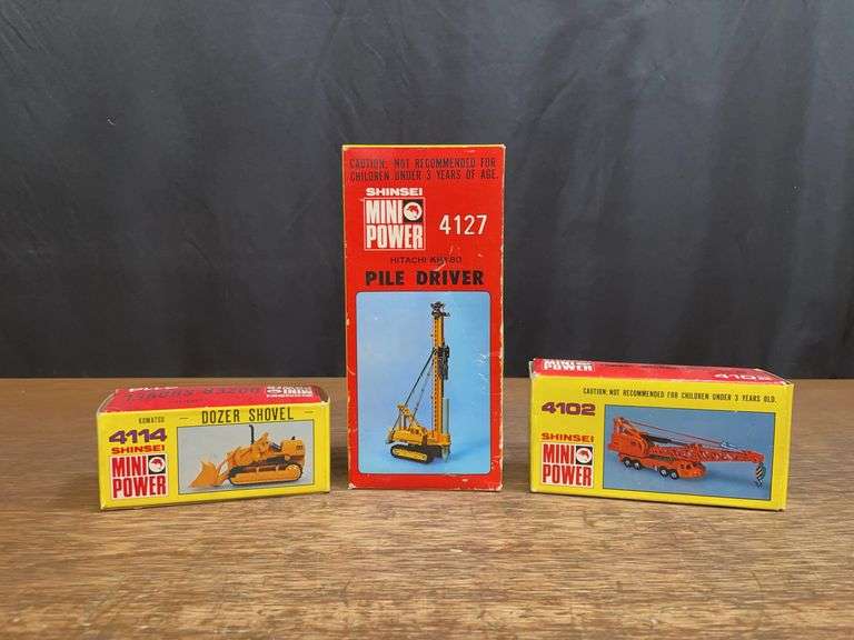 (3) Crawler Crane, Pile Driver NIB Shinsei image