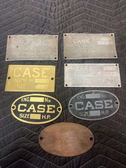 (7) JI Case Name Plates image